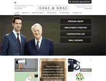 Tablet Screenshot of graelaw.com